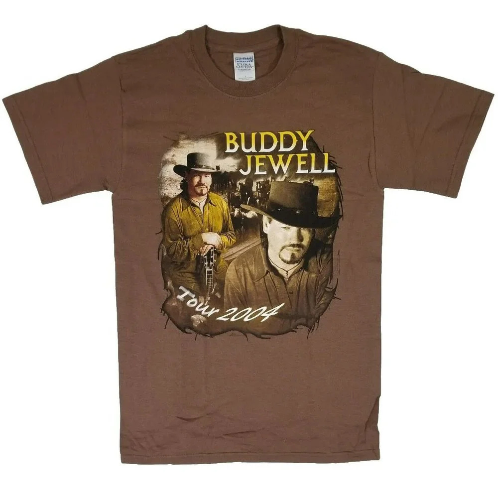 Vintage BUDDY JEWELL - 2004 Concert Tour Double Sided T-Shirt Adult Size Small